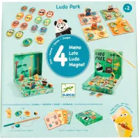Настільна гра Djeco Набір ігор 4 в 1 Лудопарк (DJ01698) - 1