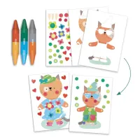 Набір для творчості Djeco Будиночки для тварин (DJ09293) - 3