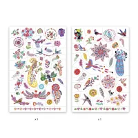 Набір для творчості Djeco Яскраві пташки наклейки на тіло (DJ09615) - 2