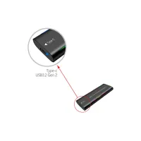 Кишеня зовнішня Dynamode M.2 SSD NVMe/SATA combo USB3.2 GEN2 Type-C aluminium black (DM-CAD-SSD10) - 5