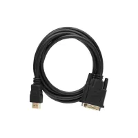 Кабель мультимедійний HDMI M to DVI M 1.8m 24+1pin Dynamode (DM-CL-HDMI-DVI-1.8M) - 2