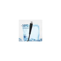 Дата кабель USB 2.0 AM to USB-C 1.0m 2.4A silicone white Denmen (DM-D42T-WH) - 6