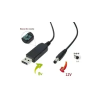 Кабель живлення USB to DC 5.5x2.1mm 12V 1.0m Dynamode (DM-USB-DC-5.5x2.1-12V) - 5