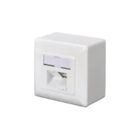 Комп'ютерна розетка Digitus 2xRJ45 FTP, для відкритої проводки (DN-9002-N) - Зображення 1