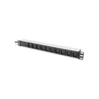 Силовий блок 19" 1U w/PDU 10xC13, 10A, 250V, вилка C14 Digitus (DN-95404) - 1