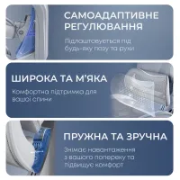 Офісне крісло Sihoo Крісло офісне з підставкою для ніг Sihoo DORO C300L Mesh White with foo (DORO-C300L-A3-102-JT) - Зображення 12