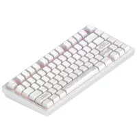 Клавіатура Dark Project ALU81 Terra Nostra PBT RGB Mech G3MS Moonstone White (DPKB_NOSTRA_81_ANSI_WHITE_UA) - 4