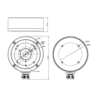 Кріплення для відеокамери Hikvision DS-1280ZJ-S - 3