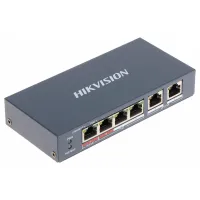 Комутатор мережевий Hikvision DS-3E0106HP-E - 2