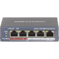 Комутатор мережевий Hikvision DS-3E1105P-EI/V2 - 2