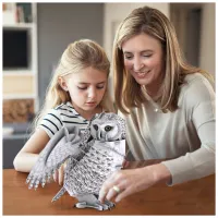 Пазл Cubic Fun Тривимірна головоломка-конструктор Зникаючі тварини Сніжна сова (DS1079h) - 4