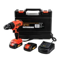 Шуруповерт GTM DSI18/60BL з ударом, 18V, 60Нм, 2x2Ah (DSI18/60BL) - 1