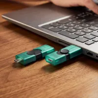 USB флеш накопичувач Kingston 128GB DataTraveler Duo USB 3.2 / Type-C Black/Green (DTDEG2/128GB) - Зображення 11