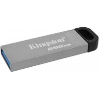 USB флеш накопичувач Kingston 256GB DT Kyson Silver/Black USB 3.2 (DTKN/256GB) - 2