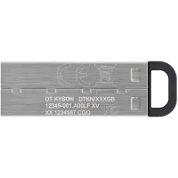 USB флеш накопичувач Kingston 256GB DT Kyson Silver/Black USB 3.2 (DTKN/256GB) - 3