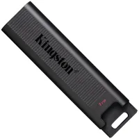 USB флеш накопичувач Kingston USB-накопичувач 1TB DataTraveler Max USB 3.2 Gen 2 Type-C Black (DTMAX/1TB) - 1