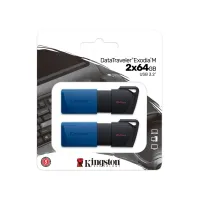 USB флеш накопичувач Kingston 2x64GB DataTraveler Exodia M Black/Blue USB 3.2 (DTXM/64GB-2P) - 6