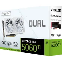 Відеокарта ASUS GeForce RTX5060Ti 16Gb DUAL WHITE OC (DUAL-RTX5060TI-O16G-WHITE) - 12