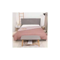 Покривало Viluta стьобане двустороннє Дует Рожевий кварц 140х210 (duet_rkvarc_210x140) - 1