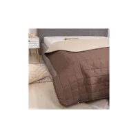 Покривало Viluta стьобане двустороннє Дует Шоколадно-ванільний 140х210 (дует Шоколадно-Ванільний 210*140) - 7