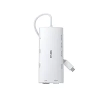 Концентратор D-Link USB-C 10-in-1 2xHDMI + 1xRJ45 1000Mbps + 2xUSB-C + USB 3.1 + USB 3.0 + SD + TF silver (DUP-A01) - Зображення 7