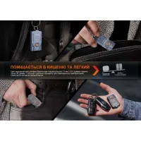 Ліхтар Fenix E03R V2.0 Blue (E03RV20BL) - 7