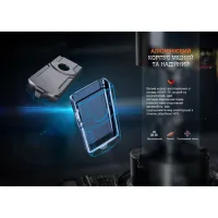 Ліхтар Fenix E03R V2.0 Blue (E03RV20BL) - 8