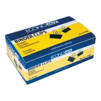 Биндер металлический Economix 25 мм 12 шт (E41005) - Изображение 1