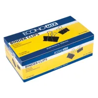 Біндер металевий Economix 32 мм 12 шт (E41006) - Изображение 1