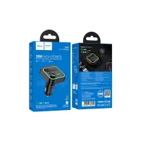 FM модулятор HOCO E85, Black, Box - 2