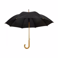 Парасоля Economix Promo TWIST тростина автомат, чорна (E98400-01) - Image 2