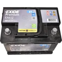 Акумулятор автомобільний EXIDE PREMIUM 61A (EA612) - 2