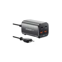 Зарядний пристрій Essager 2xUSB-C + 2xUSB 67W GaN (ECT2AC-JYB0G-Z) - 1