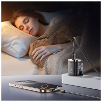 Зарядний пристрій 1xUSB-C + 1xUSB 33W GaN black Essager (ECT33W-GMB01-Z) - Image 7