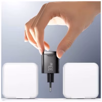 Зарядний пристрій 1xUSB-C + 1xUSB 33W GaN black Essager (ECT33W-GMB01-Z) - Image 8