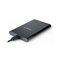 Кишеня зовнішня Gembird 2.5" USB3.1 alum black (EE2-U3S-6) - 2