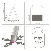 Драбина Eurogold MAX 2104 (ЕГ-2104) - 6