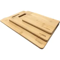 Дошка для нарізання Eurogold бамбук 20 х 15 х 1 набір 7108200019 (ЕГ-7108200019) - 1
