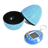 Інтерактивна іграшка UFT електронний вихованець Тамагочі в Яйці Динозавра Eggshell Game Blue (EggBlue) - 2