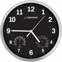 Настінний годинник Esperanza Wall Clock Lyon 25см Black (EHC016K) - 1