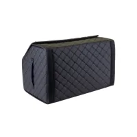 Сумка-органайзер EVAtech ECO M 30x30x50 см чорна з чорною ниткою (EHECEMBBBR) - 6