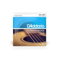 Струни для гітари D'Addario Phosphor Bronze Regular Light (12-53) (EJ16) - Зображення 1