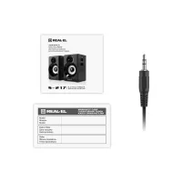 Акустична система REAL-EL S-217 Black (EL121200013) - 9
