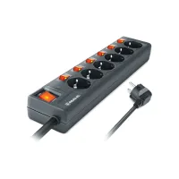 Мережевий фільтр живлення REAL-EL RS-6 EXTRA 3m, black (EL122300002) - 6