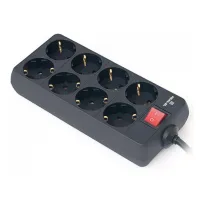 Мережевий фільтр живлення REAL-EL REAL-EL RS-8 PROTECT, 1.8m, black (EL122300021) - 4