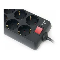 Мережевий фільтр живлення REAL-EL REAL-EL RS-8 PROTECT, 3m, black (EL122300022) - 6