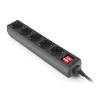 Мережевий фільтр живлення REAL-EL RS-Protect M 5m, black (EL122300030) - 3