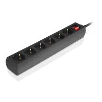 Мережевий фільтр живлення REAL-EL RS-6 Protect M 1.8m, black (EL122300032) - 5