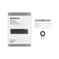 Клавіатура REAL-EL M 13 USB Grey (EL123100045) - Зображення 9