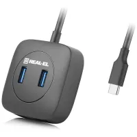 Концентратор REAL-EL CQ-407 black (EL123110011) - 2